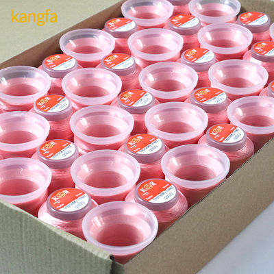Kangfa pequeño cono 1000M 40 colores 100% poliéster hilo bordado de grado profesional