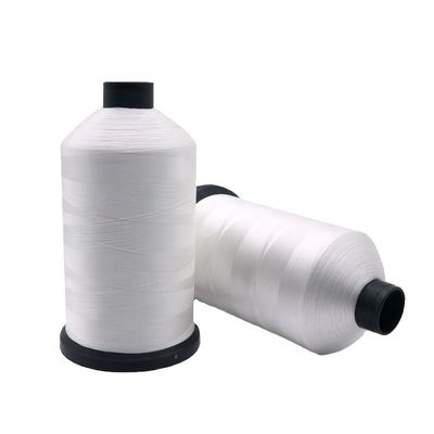 Protección UV con hilo de costura de poliéster blanco 210D/3 de bajo precio para zapatos y sofá