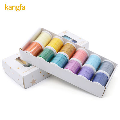 240 colores de cuero de costura de cera de hilo conjunto de 12 0,8 mm de diámetro de largo hilo de costura