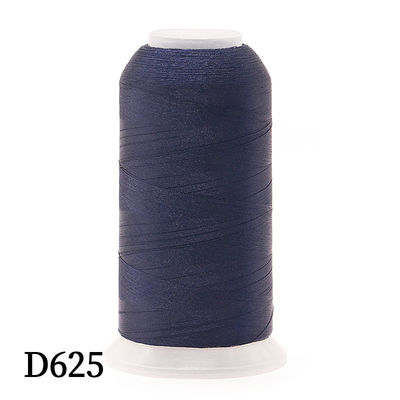 Filamento de bordado de poliéster teñido de color 120D de estilo Boho 5000 yardas para máquina de bordado