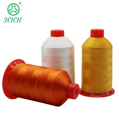 Excelente hilo de costura de nylon unido 207 T210 para exteriores y cuero blanco