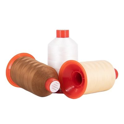 240 colores Filamentos de nylon ligados a gas Tex 135 1500 m/cone para aplicaciones de trabajo pesado