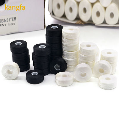 Entrega rápida Kangfa Pre-enroscado hilo de bobina para bordado y costura particular
