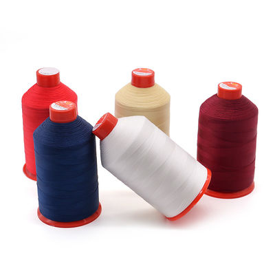 Hielo de nylon de alta tenacidad 20 Tex135 para zapatos de costura de cuero