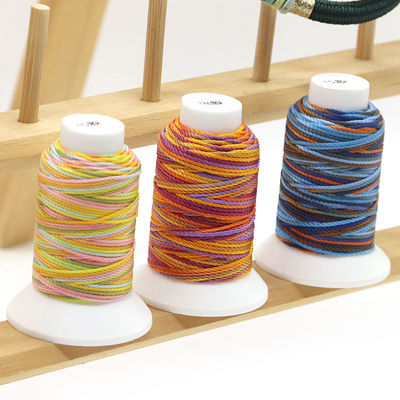 1.0mm MERCERIZADO Colorido cuerda trenzada hecha a mano Brazaletes de amistad de hilo trenzado
