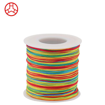 Hielo de nylon de jade arco iris para productos de cuero Fabricación artesanal de hilo de joyería de cola de rata