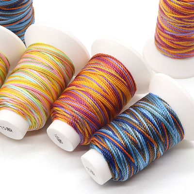 1.0mm MERCERIZADO Colorido cuerda trenzada hecha a mano Brazaletes de amistad de hilo trenzado
