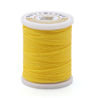 hilo de costura de cera plana para costura de cuero 0,8 mm 50 metros hilo de cera 12 colores por juego