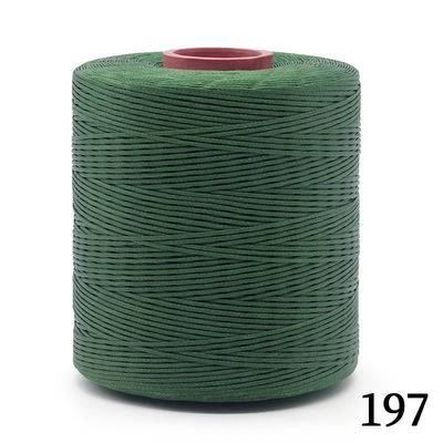 Suministro 300D/16 hilo de cera plana para coser cuero Polyester cera unida hilo trenzado