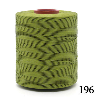 Suministro 300D/16 hilo de cera plana para coser cuero Polyester cera unida hilo trenzado