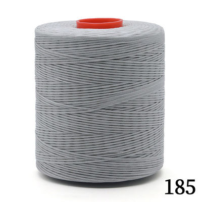 Suministro 300D/16 hilo de cera plana para coser cuero Polyester cera unida hilo trenzado