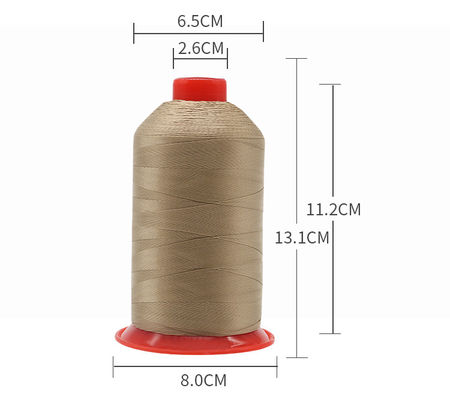 Filamento de nylon de alta tenacidad negro 250 g Filamento de nylon N66 de costura unido para tejido en color