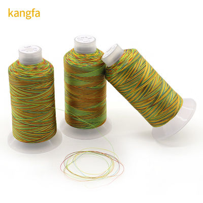 T45 Multicolor personalizado 150D/3 250g High Tenacity Polyester Bonded Thread Protector UV