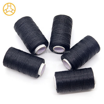 Cordón de hilo encerado de 1 mm para artesanía y punto de cuero