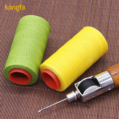 150d 260m 0.8mm hilo de cera plana para coser cuero Kangfa Muestra gratuita Envío gratuito