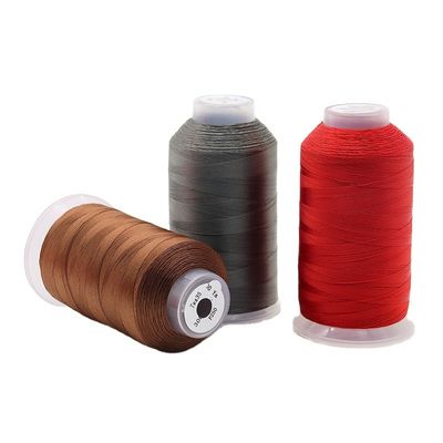 420D/3 100g High Strength Nylon Quilting Thread para la selección extensiva de colores de cuero