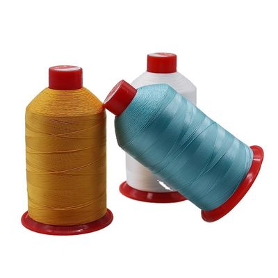 Hielo de costura de nylon unido a filamentos diseñado para el lienzo de tapicería de cuero exterior