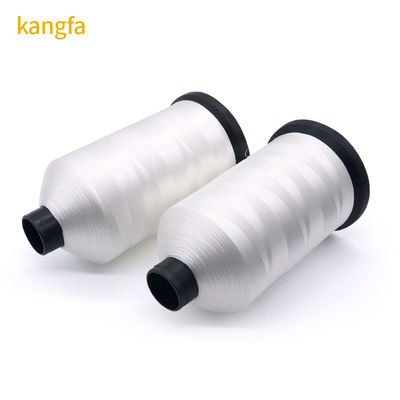 Material de cono Plástico 210d/3 Poliéster blanco hilo de costura para la máquina de colchas