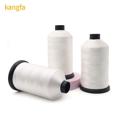 Material de cono Plástico 210d/3 Poliéster blanco hilo de costura para la máquina de colchas