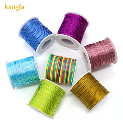 0.8/1.0/1.5/2mm hilo de cordón de nylon para brazaletes trenzados y macrame de nudos chinos