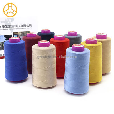 El sofá establece el patrón teñido 5000yds Spun Polyester hilo de costura para la máquina de costura 40/2