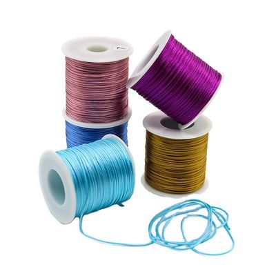 OEM/ODM Aceptado 500m/Roll Cordón de perlas de cristal elástico fuerte para la fabricación de joyas DIY
