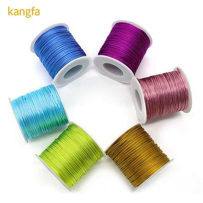 Cordón de nylon de 80m 0.4mm Cordón de brazalete de cuerda de DIY Macrame Line para brazaletes de hilo de nylon