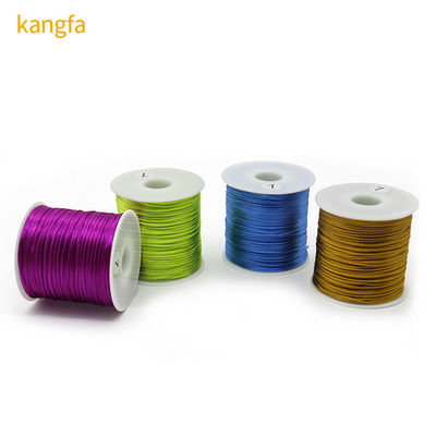 Cordón trenzado de nylon de 1 mm de espesor para bricolaje pulseras de cuentas y collares fabricación de joyas