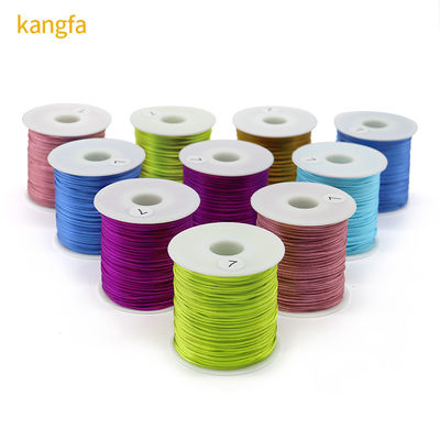 Cordón trenzado de nylon de 1 mm de espesor para bricolaje pulseras de cuentas y collares fabricación de joyas