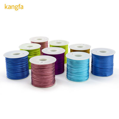 Cordón trenzado de nylon de 1 mm de espesor para bricolaje pulseras de cuentas y collares fabricación de joyas
