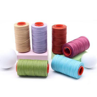 210D Coser hilo encerado para artesanía de cuero Cordones de costura a mano AWL Reparación de bolsos de zapatos