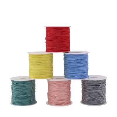 50G 100M/Spool 300M/Spool Colorido hilo de nylon para el cordón chino de nudo de macramé