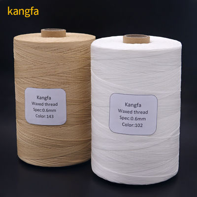 1 kg de hilo de costura de cordón encerado 240 colores para cuero 0,6 mm 0,8 mm 210dD patrón teñido