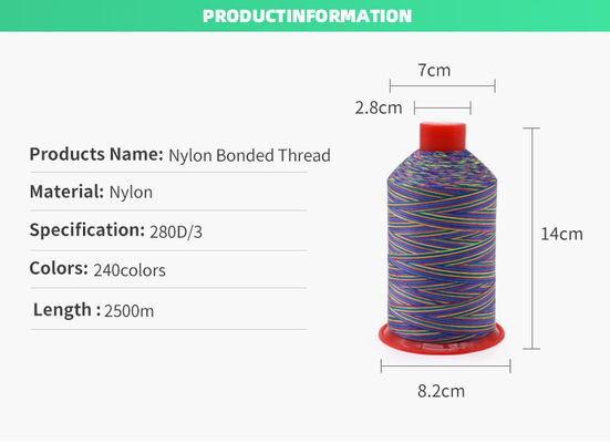 240 Colores Fijación de poliéster 9 oz de cuerda de costura de bobina textil variada 45 hilos de costura
