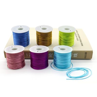 1.0mm hilo de nylon 16 cuerda de cola de rata de pli para tejido chino de nudos brazalete artesanía