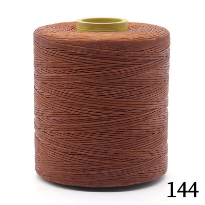 OEM ODM Aceptado Flat Braided Sewing Yarn 680m longitud 0,8mm hilo de cera trenzado para cuero