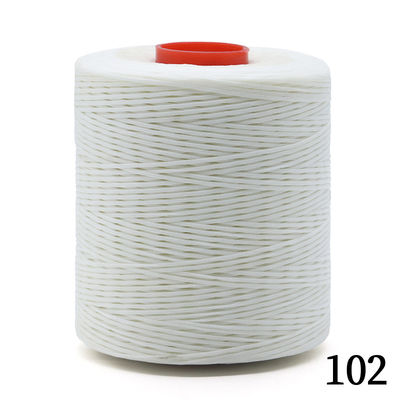 OEM ODM Aceptado Flat Braided Sewing Yarn 680m longitud 0,8mm hilo de cera trenzado para cuero