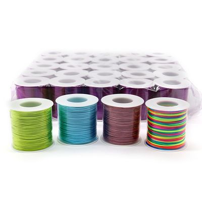 1.0mm hilo de nylon 16 cuerda de cola de rata de pli para tejido chino de nudos brazalete artesanía
