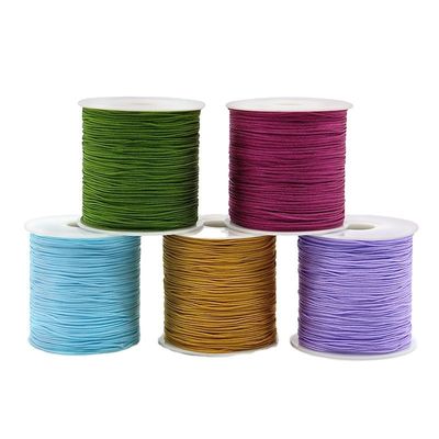 80m o longitud personalizada de nudo chino de cordón de macramé para la fabricación de material