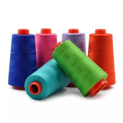 1100 colores 100% de hilo de poliéster de espuma con resistencia a altas temperaturas
