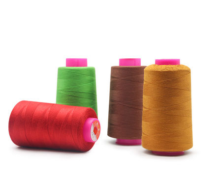 1100 colores 100% de hilo de poliéster de espuma con resistencia a altas temperaturas