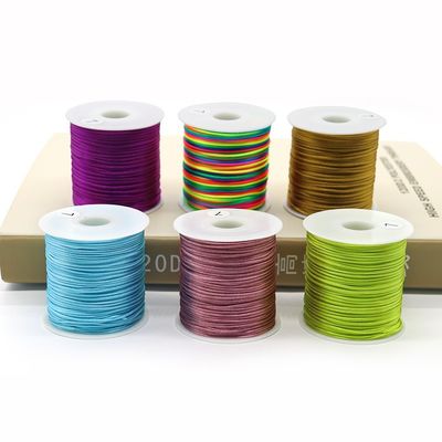 Diseño de pulseras de bricolaje con cordón de algodón de cera coreano y hilo de cera de cuello