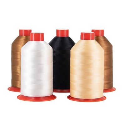 250 g/cone Tex70 Mediano y pesado hilo de nylon unido para costuras de tapicería de lienzo