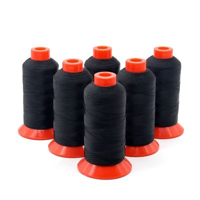 3000YDs T70 Filamento de nylon de color bronceado pesado tamaño 69 210 D para tapicería y costura de lienzos