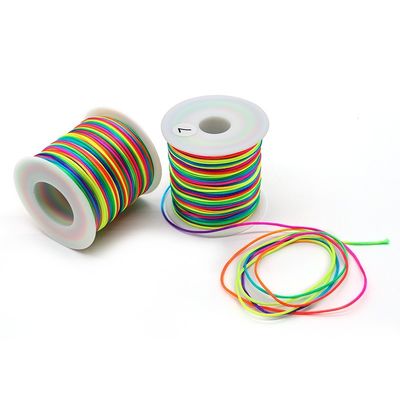 Cordo de corte de seda de satén hilo de nudillo chino para joyería y accesorios para el cabello