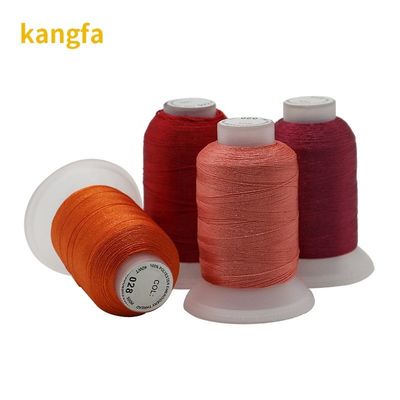 500m 120D/2 Kit de hilo de bordado de poliéster con cono transparente y cono pequeño