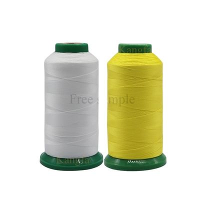 240 opciones de color de alta tenacidad Tex135 poliéster hilo de costura para la costura de cuero