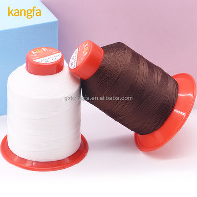1200 g/rollo de 100% de nylon torcido con hilo ligado tex 70 210d/3 para el uso en calzado de cuero