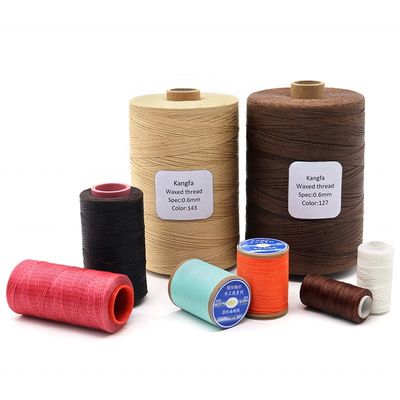 Accesorios hechos a mano de cuero esencial 150D hilo encerado para coser