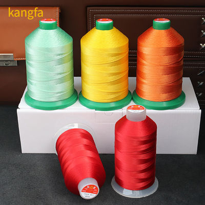 Material cónico Filamento de costura de plástico Tex45 120D/3 Filamento de unión de nylon para alta resistencia